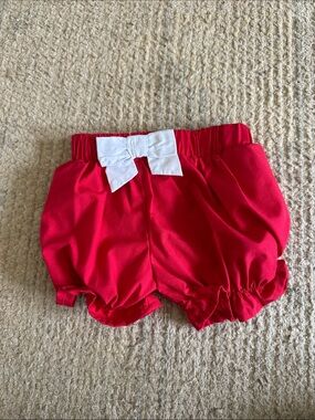 TBBC Girls Red Shorts/Bloomers